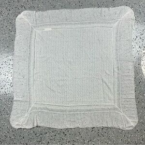 Vintage Handcrafted White DuPont Orlon Acrylic Blanket Cottagecore
